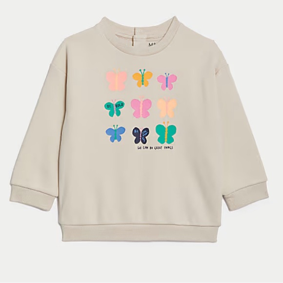 Marks and Spencer Butterfly Sweatshirt - Picture 1 of 3